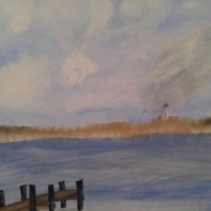 Matt Peeling shore painting